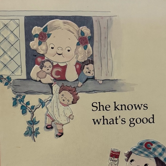 1993 Campbell’s Soup Metal Sign “She Knows” #5 of 20 Vintage AAA Co - Picture 2 of 8